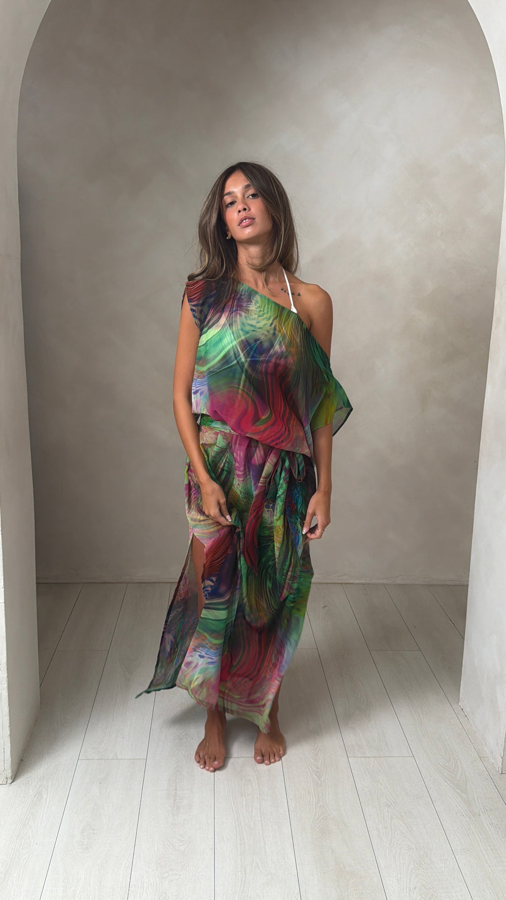 Alora Kaftan - Colourful Abstract