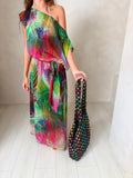 Alora Kaftan - Colourful Abstract