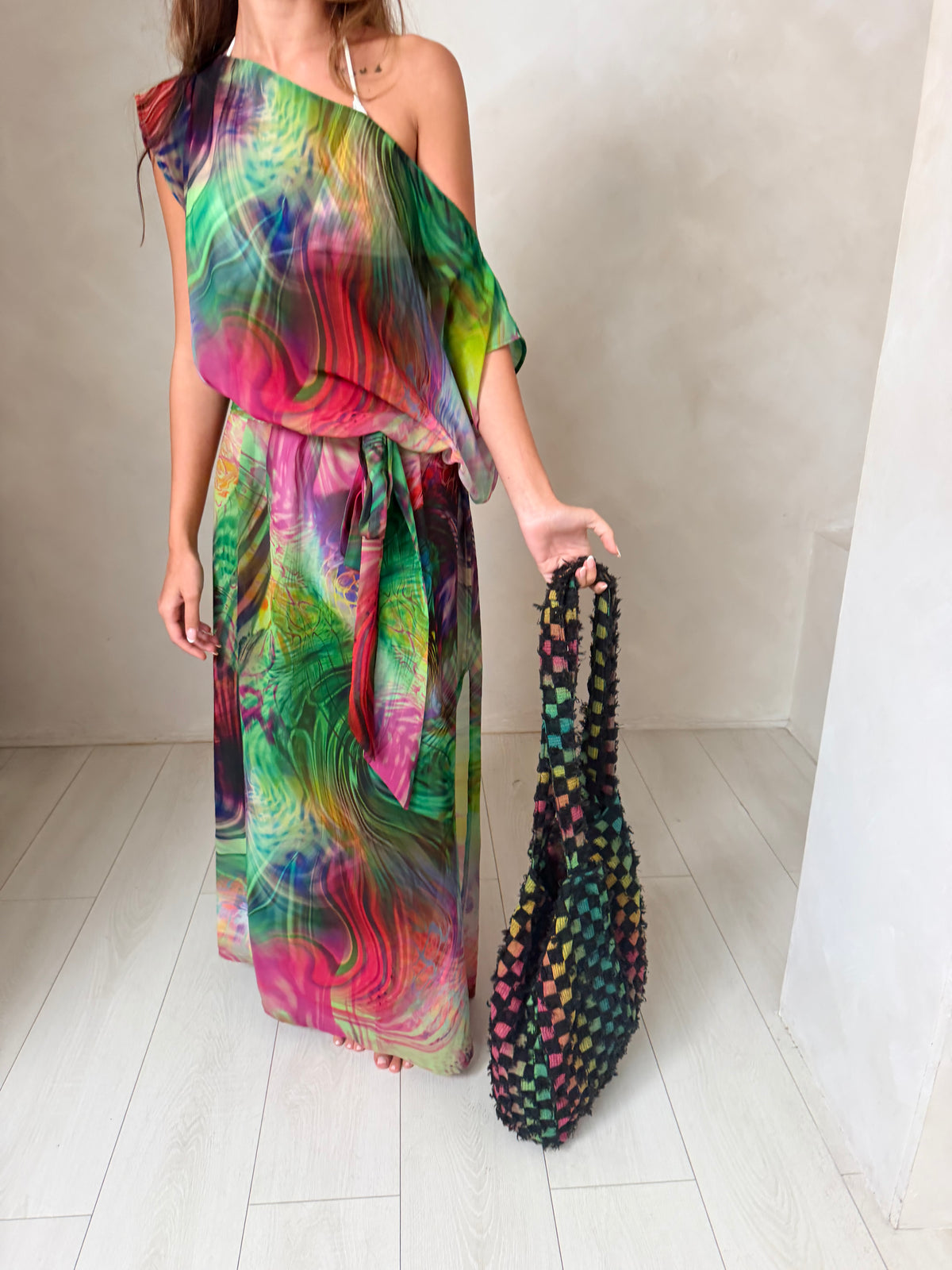 Alora Kaftan - Colourful Abstract