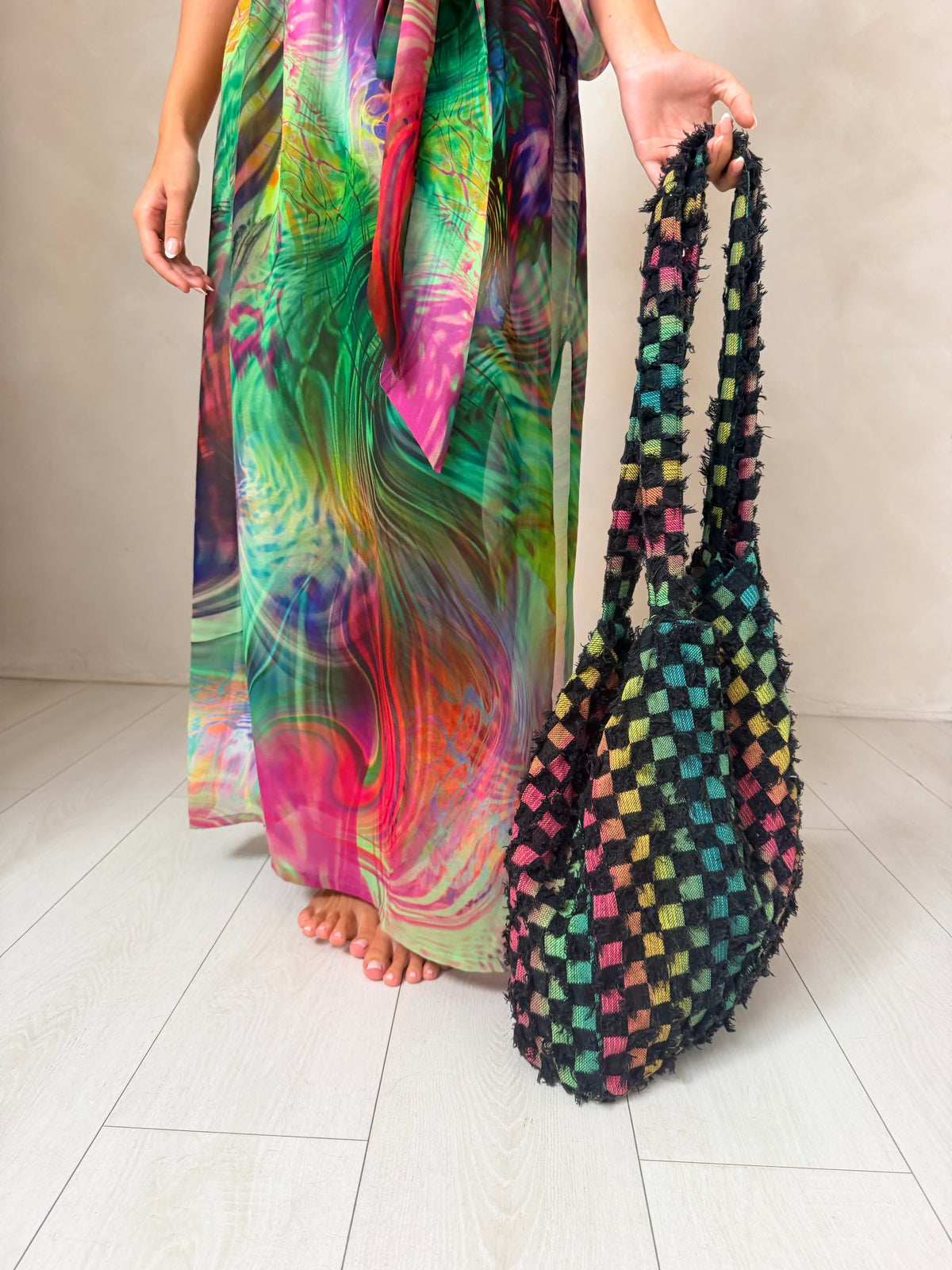 Alora Kaftan - Colourful Abstract